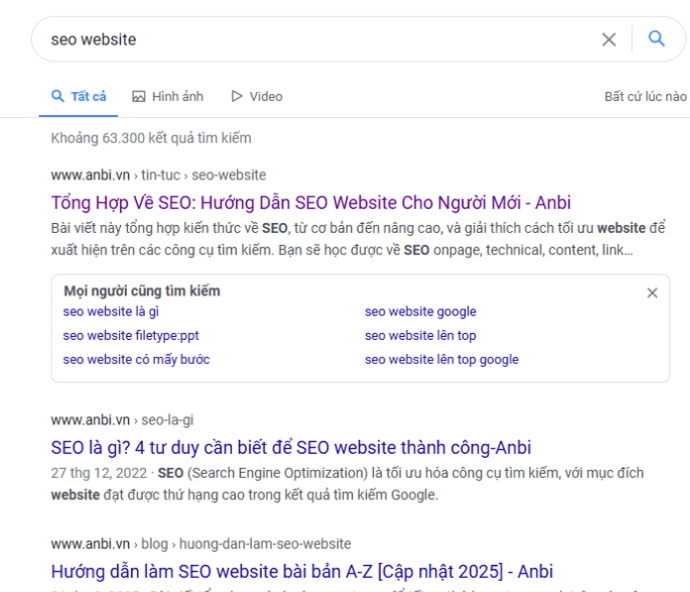 SEO Từ Khóa: Seo Website